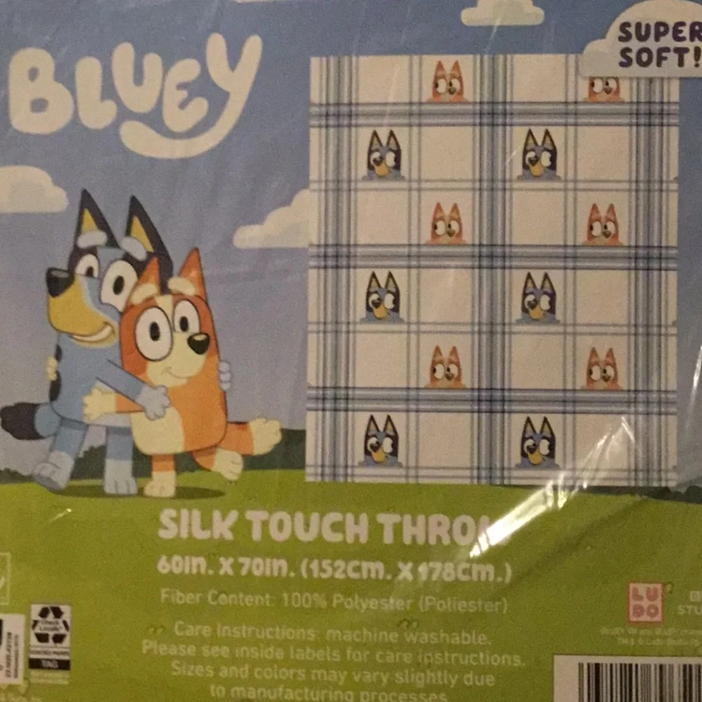Bluey Licensed Silk Touch Throw, 60